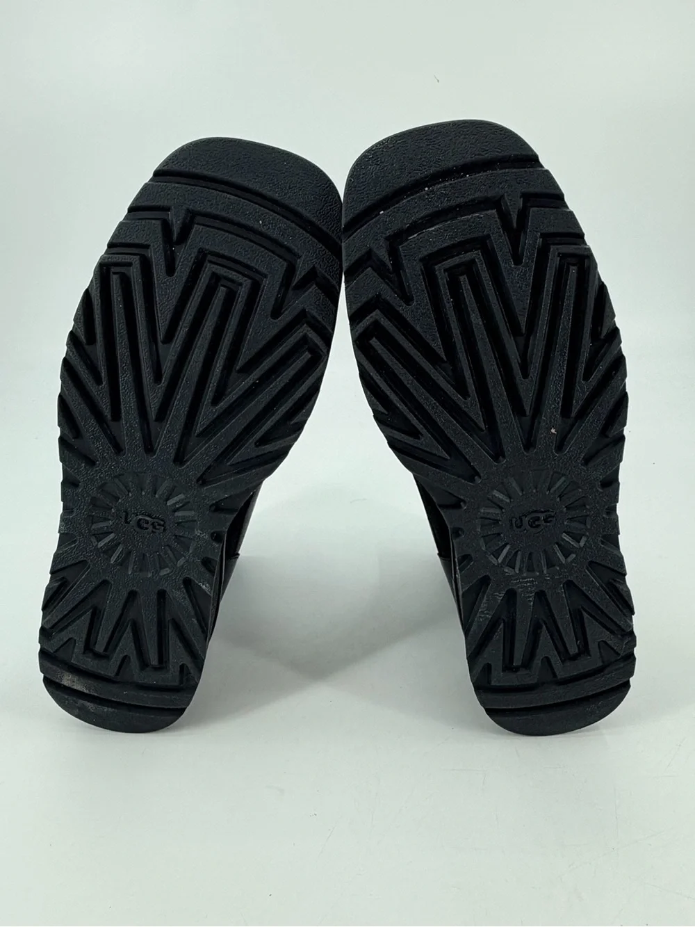 UGG Cityfunc Zip Platform Fashion Boots Womens Size 9.5 Black Water resistant